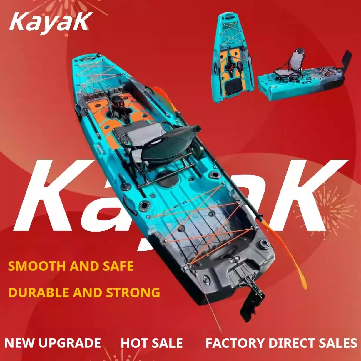 Kayak modulaire en LLDPE avec  - Fishing Kayak Pedal Drive avis et prix